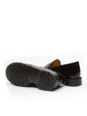 Solovair X Oliver Spencer Penny Loafer Hi Shine Leather Stitch