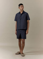 Rowan Seersucker Boxy Shirt Cotton Stripe