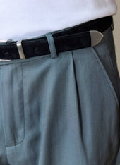 Pleated Leg Trousers Lyocell