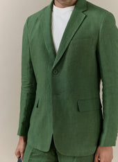 Slim Fit Classic Blazer Linen