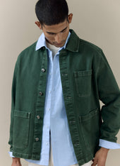 Vintage Wash Oliver Chore Jacket Cotton Canvas