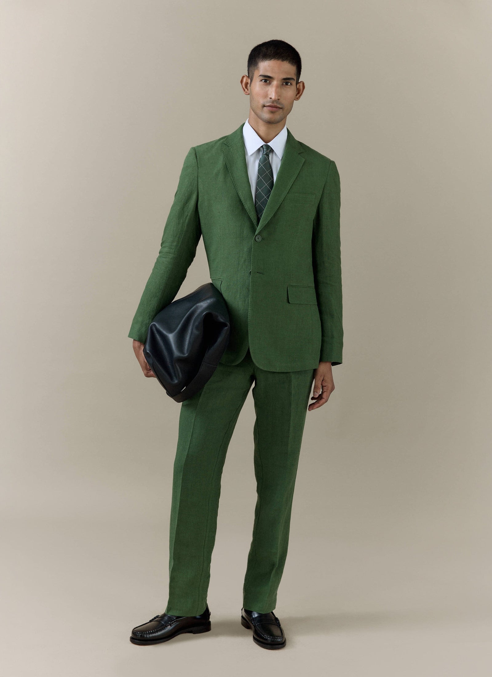 Slim Fit Classic Blazer Linen