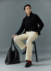 Blanket Overshirt | Casentino Wool | Black