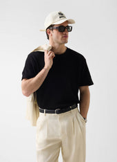 Waffle Short Sleeve T Shirt Cotton