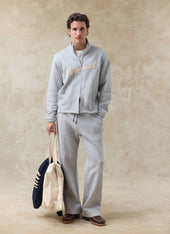 Chronicle Straight Leg Trackpants Cotton Jersey Grey