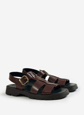 Kleman | Ballast VGT Sandal | Marron