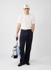 Waffle Short Sleeve T Shirt Cotton