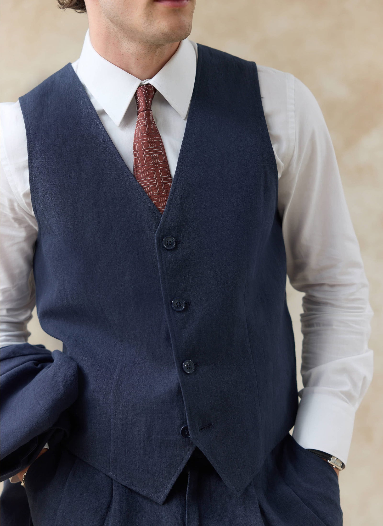 Waistcoat Linen