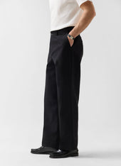 Wide Leg Chino Cotton