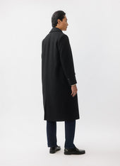 Double Breasted Overcoat Wool
