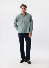 Clancy Striped Long Sleeve Shirt Cotton