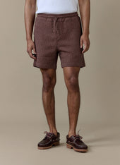 Sorrento Shorts | Linen | Brown