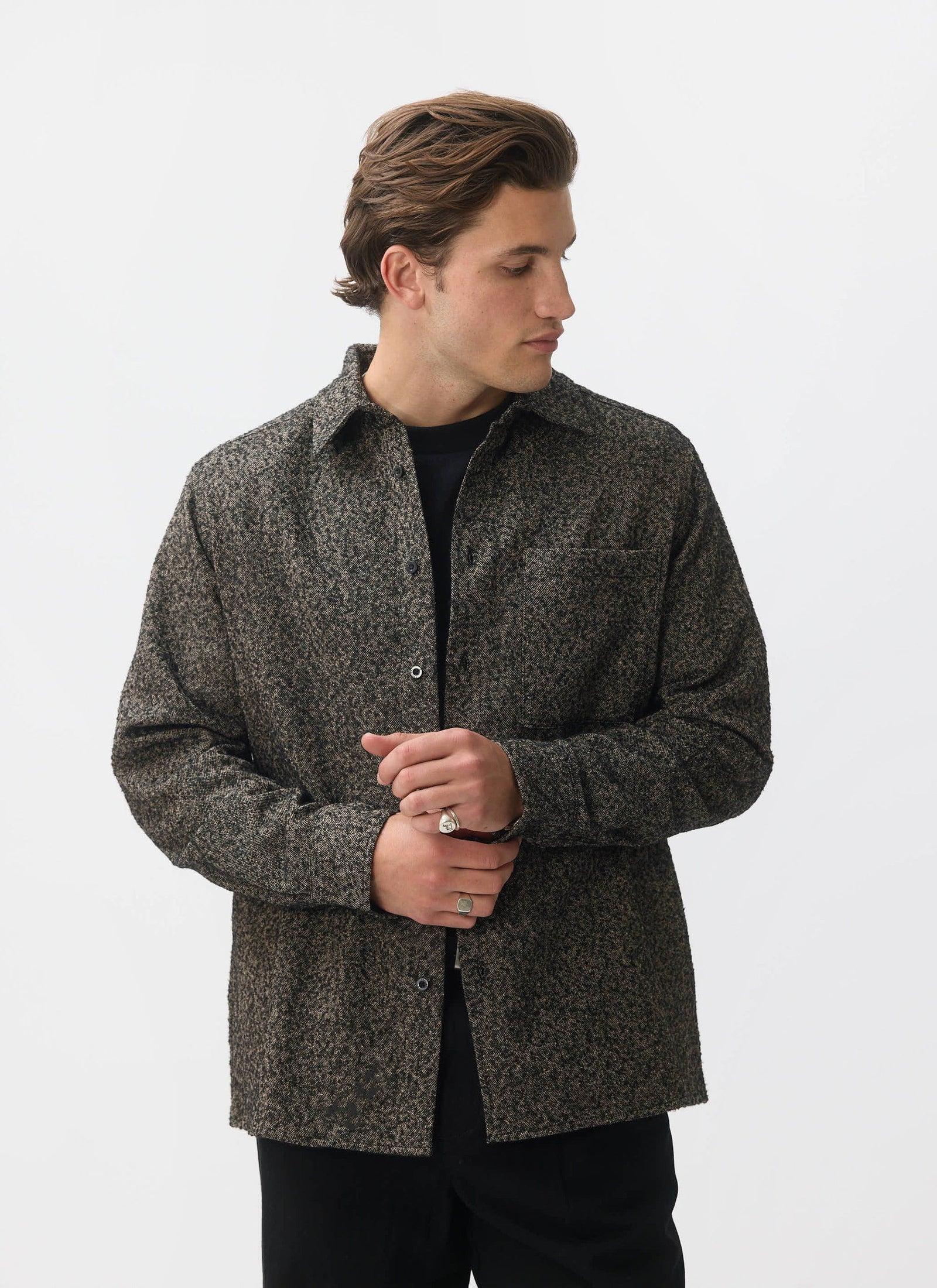Blyton Long Sleeve Shirt Grey