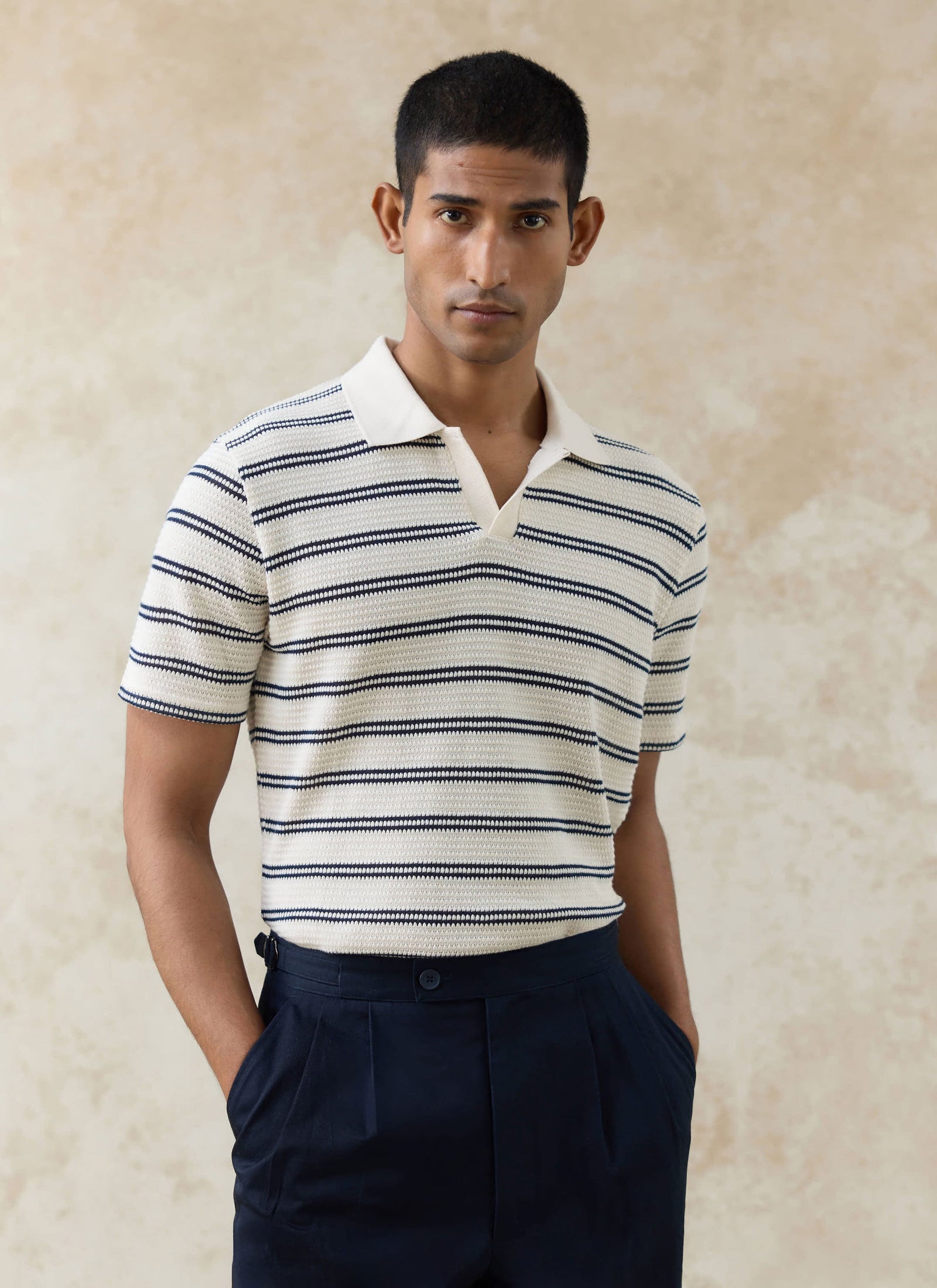Moore Polo Cotton Stripe