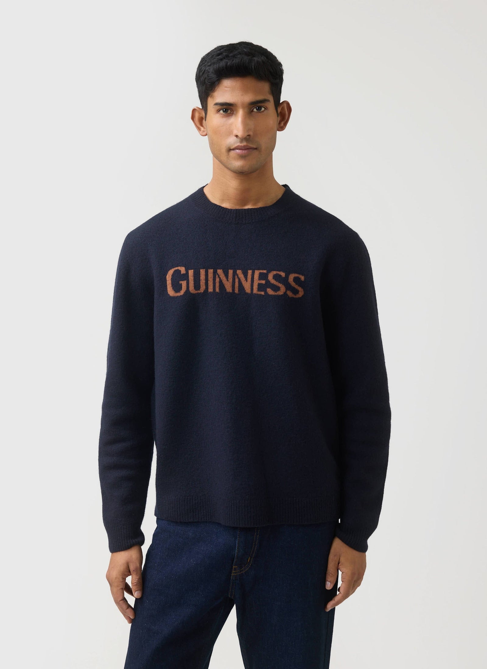 Jacquard Merino Wool Jumper Guinness X Percival