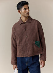 Sorrento Boxy Overshirt | Linen | Brown