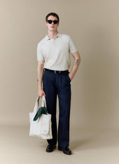 Collins Knitted Polo Yak