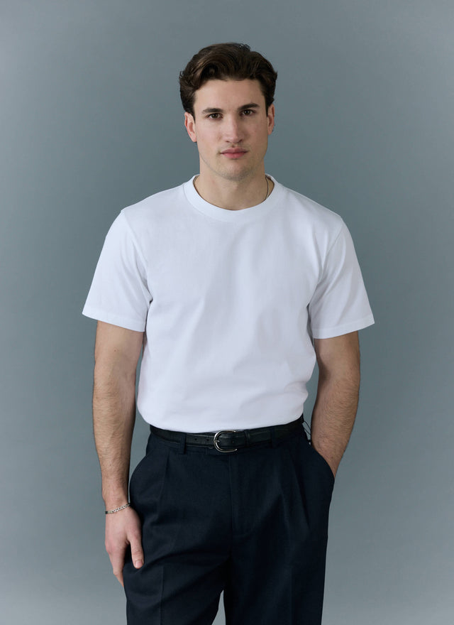 Men's Plain White T Shirt | Regular Fit | Organic Cotton