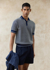 Claude Knitted Polo Cotton