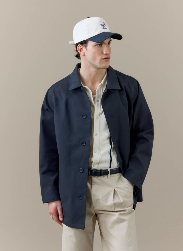 Sherlock Short Trench | Brighton & Hove Albion F.C. x Percival | Midnight with Olive