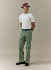 Leon Slim Ribbed T Shirt Cotton
