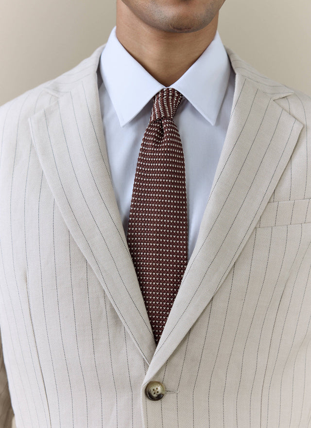 Birdeye Tie | Silk | Espresso