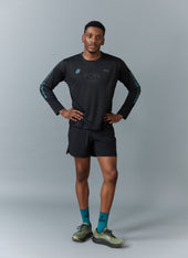 PCVL Long Sleeve Printed Performance Top | Black