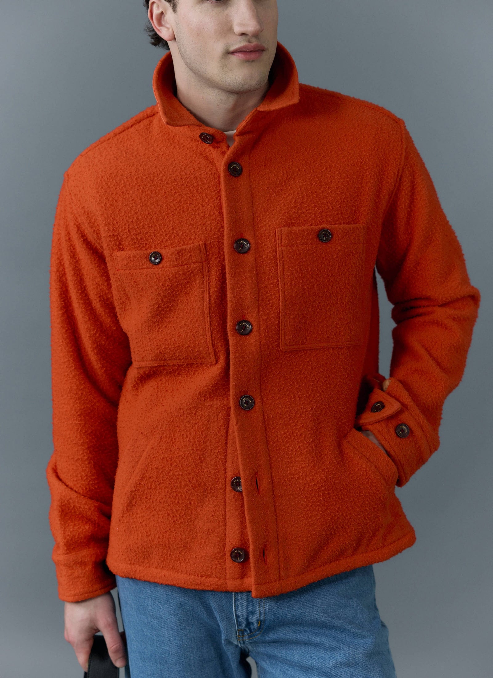 Blanket Overshirt Casentino Wool