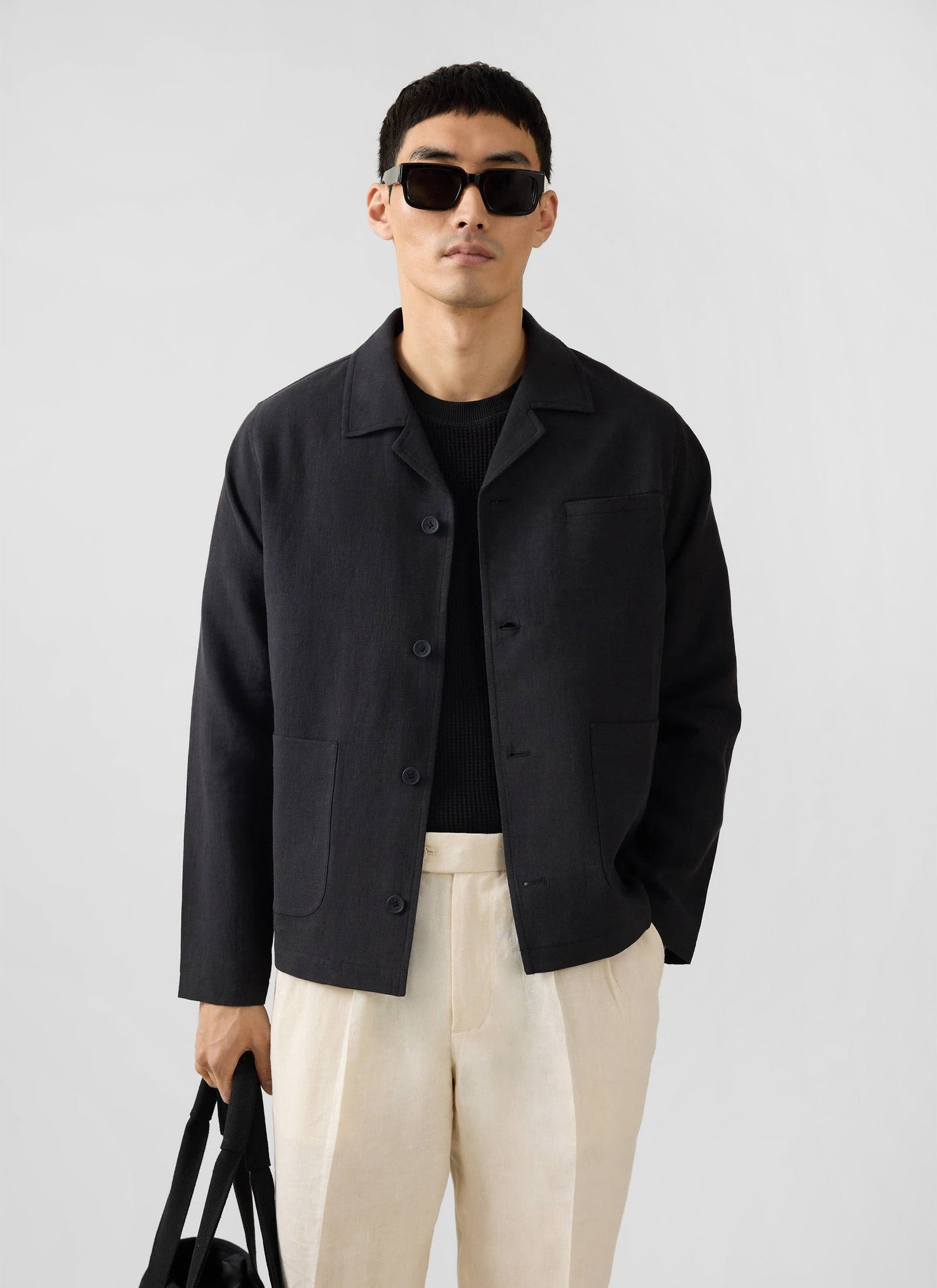 Boxy Overshirt Linen
