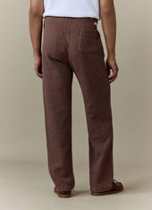 Sorrento Wide Leg Trousers | Linen | Brown