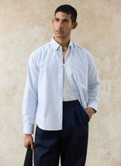 Striped Oxford Shirt Cotton Stripe