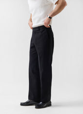 Straight Leg Chino | Cotton | Black