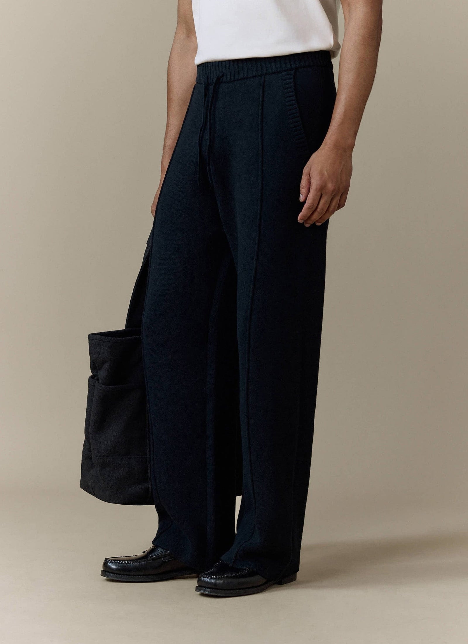 Chronicle Knitted Straight Leg Trackpants Cotton