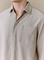 Leland Cuban Boxy Shirt | Cotton | Cream