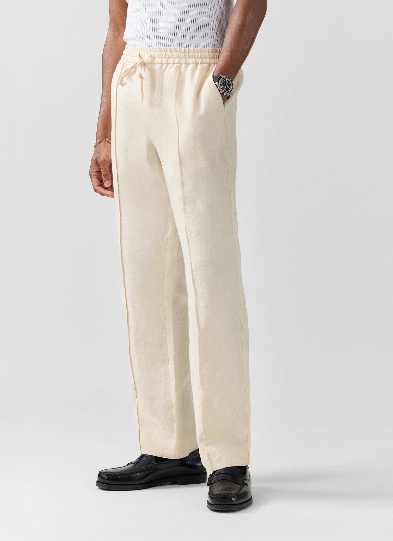 Lorena Wide Leg Trousers Linen