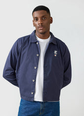 Cord Collar Jacket | Champion x Percival | Navy