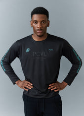 PCVL Long Sleeve Printed Performance Top | Black