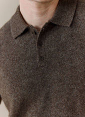 Collins Knitted Polo Yak