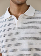 Laurent Polo | Cotton | Cream Stripe