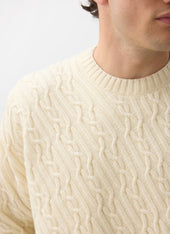 Melville Cable Knit Jumper Wool