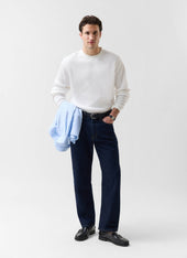 Waffle Long Sleeve T Shirt Cotton