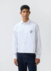 Button Down Boxy Shirt | Percival x Guinness | White