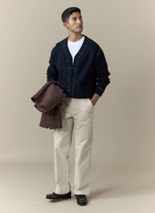 Module Boxy Cardigan Cotton