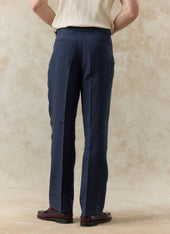 Pleated Tailored Trousers Linen