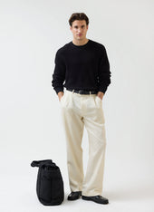 Waffle Long Sleeve T Shirt Cotton