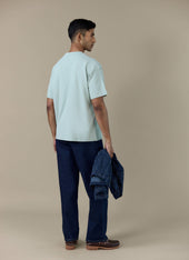 Perci Script T Shirt | Organic Cotton | Sage