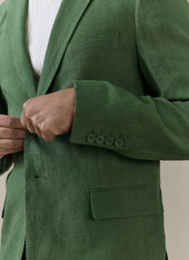 Slim Fit Classic Blazer Linen