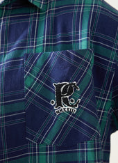 Check Boxy Long Sleeve Shirt Champion X Percival