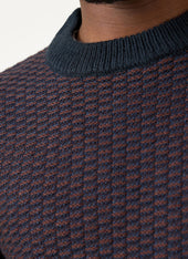Charlestown Knitted Jumper Burgundy