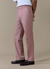 Tailored Trousers Linen Pink